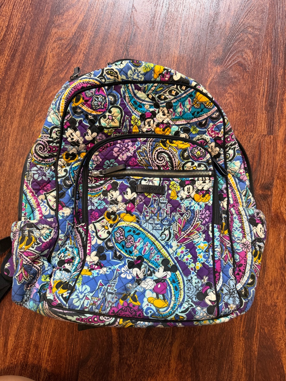 Disney Vera Bradley Campus Backpack Paisley
